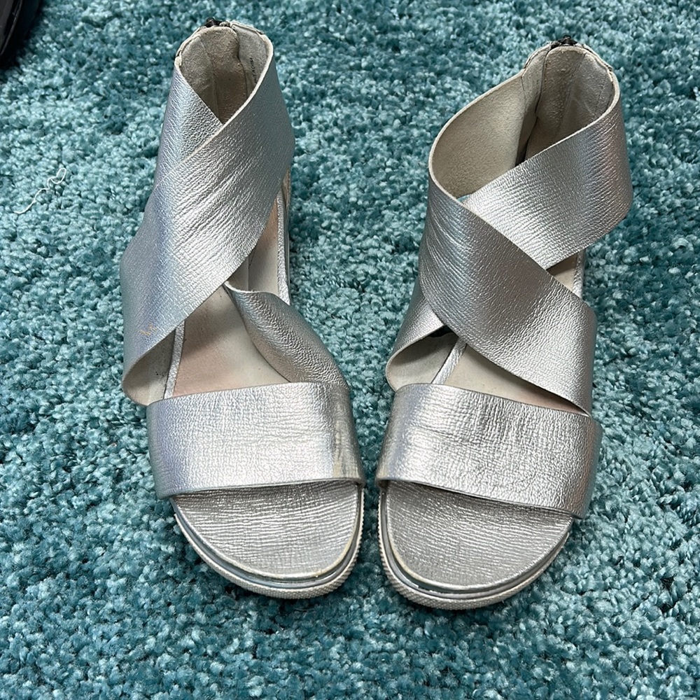 Eileen Fisher Sport Sandal Silver